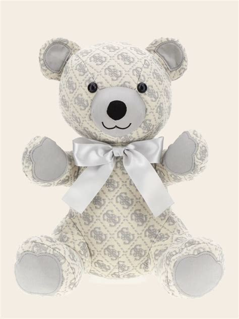 Teddy bear in 4G jacquard. 